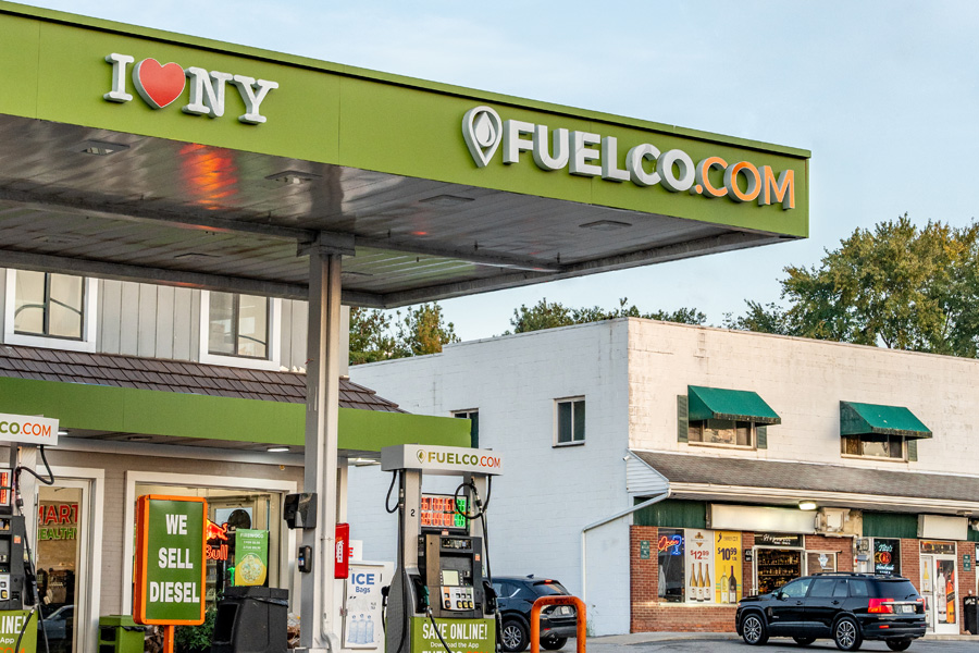 Fuelco Station At Dusk